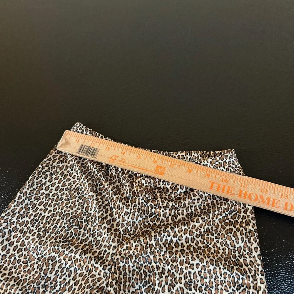 Lillian Vernon Leopard Print‎ Two-Piece Set Spaghetti Strap Top Girls Medium